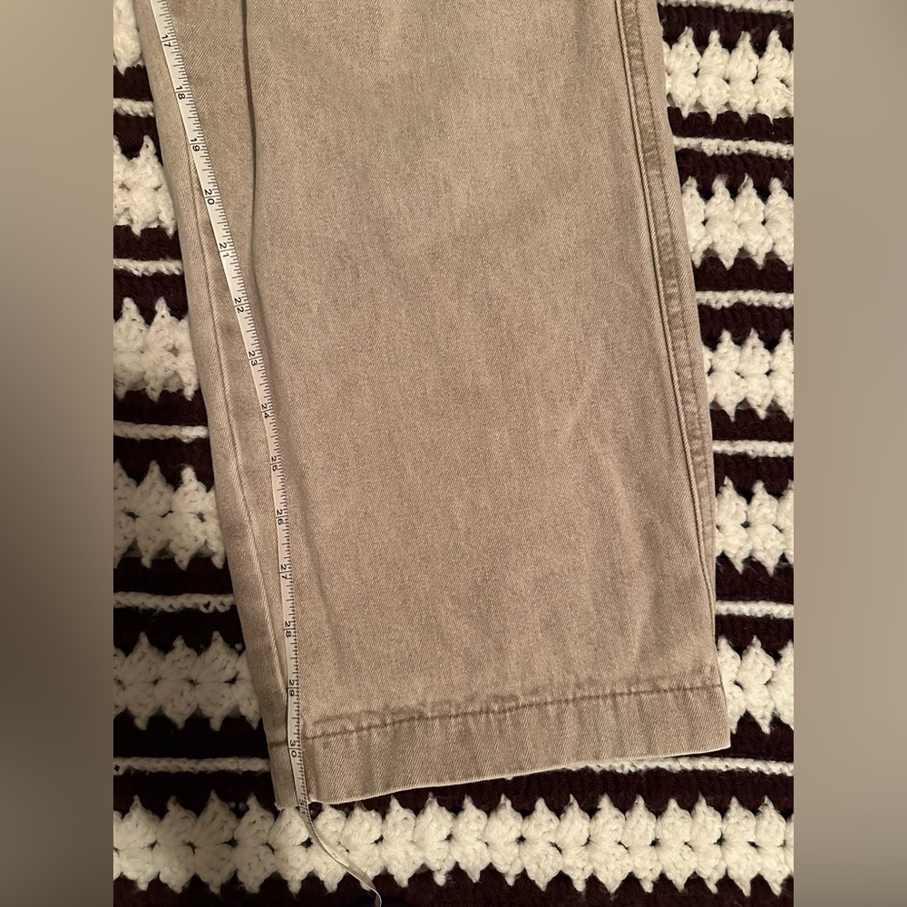 Lee Light Wash Beige/Tan High-Rise Relaxed Jeans - Picture 9 of 9